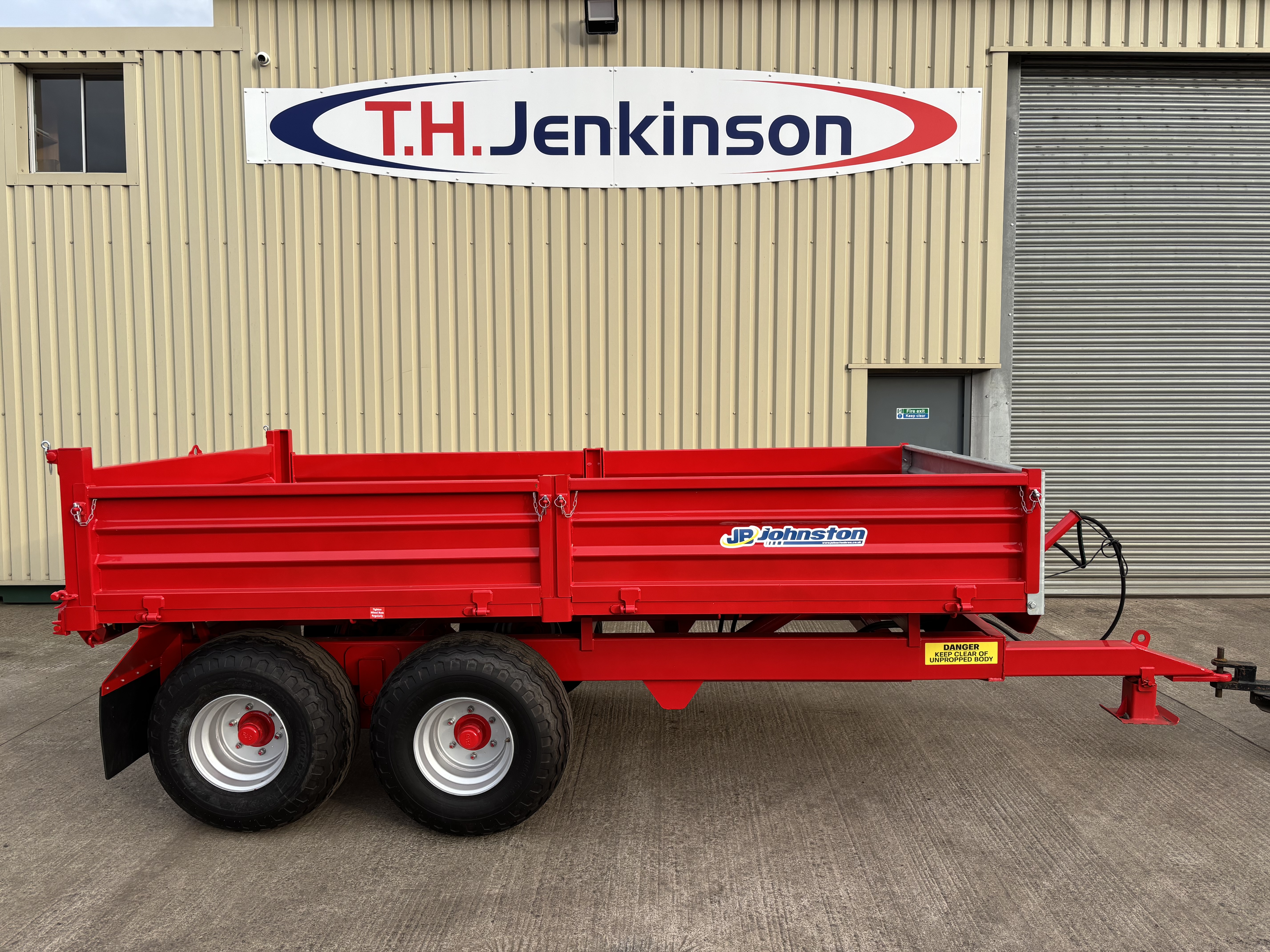 Johnston 8 Ton Dropside Trailer